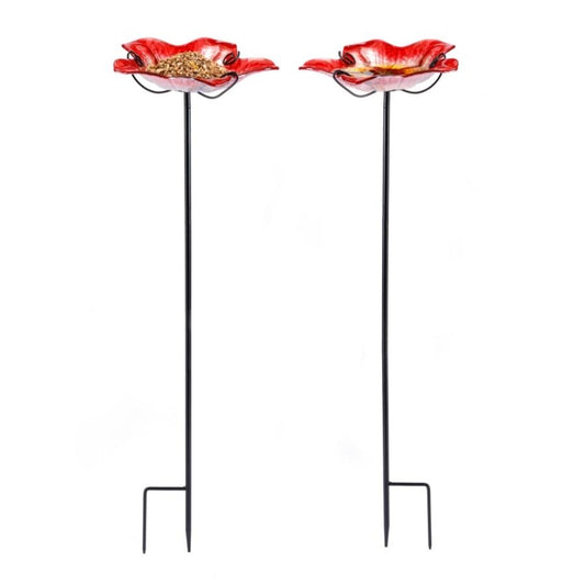 Summer Burst Bird Bath 2pcs / set