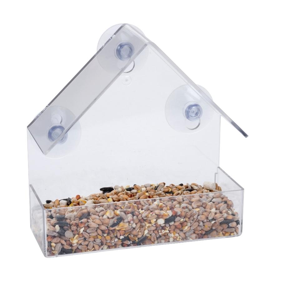 Clear Window Bird Feeder