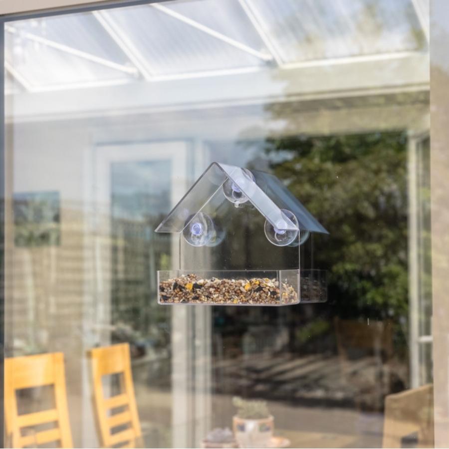 Clear Window Bird Feeder