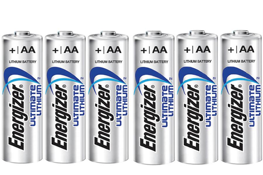x6 AA Energizer Ultimate Lithium Batteries x6pk