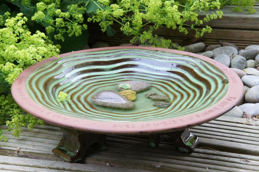 Ceramic Bird Bath