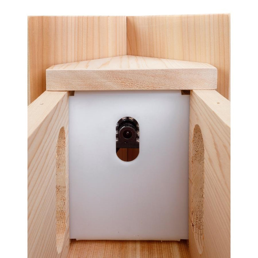 Wooden Bird Box Pitched Roof Nest Box Gardenature