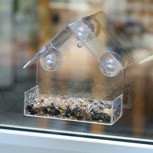 Clear Window Bird Feeder