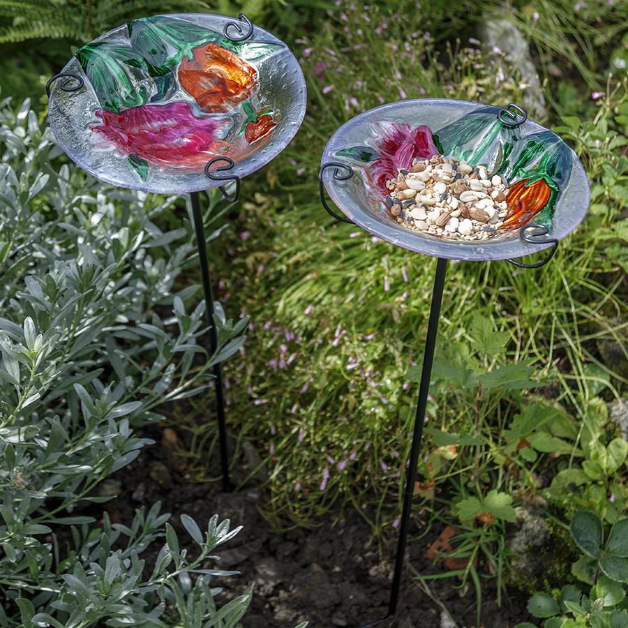 Tulip Fields Bird Bath 2pcs / set