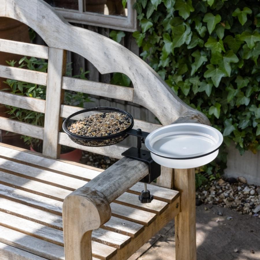 Balcony Bird Feeder Dishes