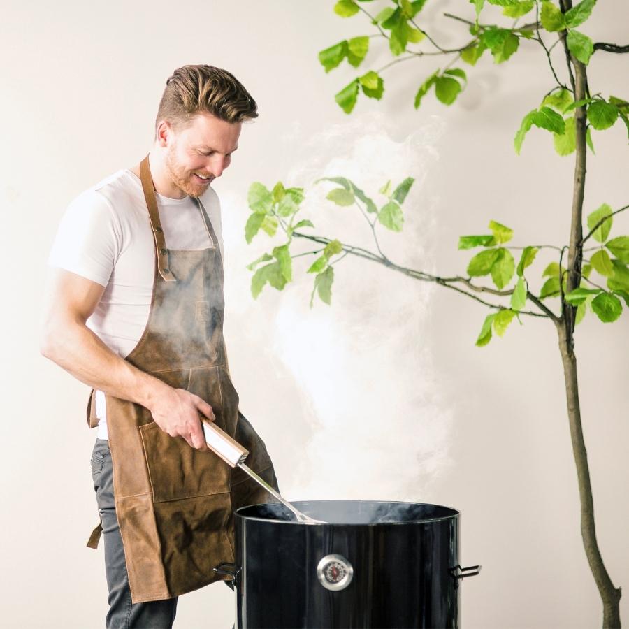 BBQ APRON LEATHER