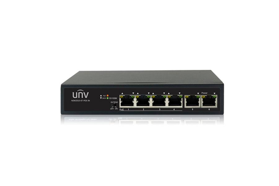 Uniview POE Switch 4 Ports + 2 Uplinks